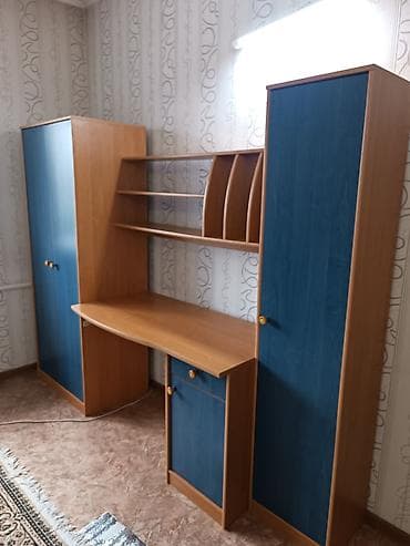 Детская мебель: Детская гарнитура, Б/у, Для мальчика, цвет - Синий, Самовывоз — 3