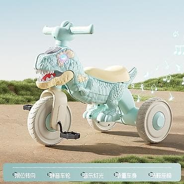 Детские самокаты: Детский трехколесный велосипед «Динозавр» - Яркий дизайн в виде — 5
