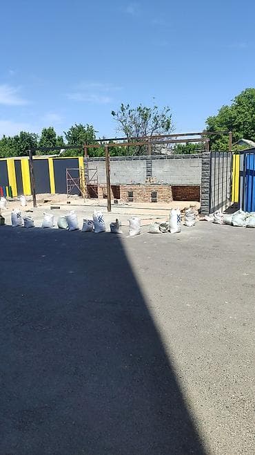 укладка печей: Строительство барбекю-зоны из кирпича - Капитальная кирпичная — 1