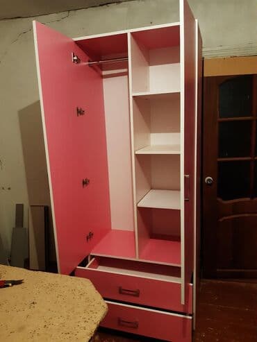 шкаф для посуды на кухню недорого: Кровать шкаф для девочки розовый красивый свет на заказ 13000 — 6