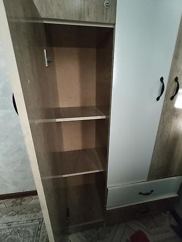 купить бу шкаф для одежды: Шифоньер, шкаф для одежды, Прямой, ЛДСП — 6