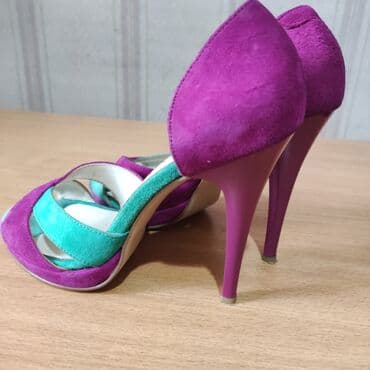 туфли замша искусственная: Туфли производства Турция, натуральная замша,носила пару раз,35 размер — 3