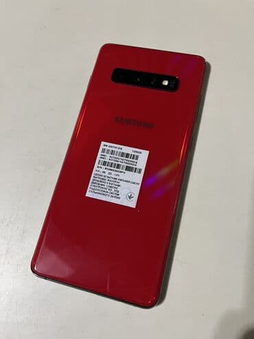ddr3 памяти ноутбука: Samsung Galaxy S10 Plus, Колдонулган, 128 ГБ, түсү - Кызыл, 2 SIM — 1