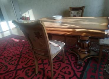 стол кухонный раздвижной: Стол трансформер Для кухни, Раскладной стол, Длина, см: 240 см, цвет - Коричневый — 2