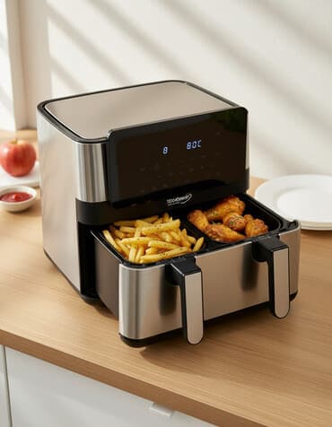 новые планшеты: Продам аэрогриль Техномир объем: 12 л (две независимые корзины с — 1