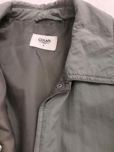 pull bear: Рубашка-куртка Colin’s, размер S. - Цвет: пепельно фисташковый. - — 6