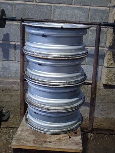 9 5j: Колеса в сборе 155 / 70 / R 13, Лето, Б/у, Комплект, Легковые, Железные, отверстий - 4 — 2