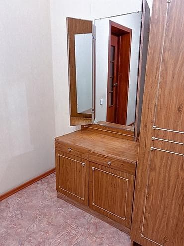 Спальные гарнитуры: Спальный гарнитур, Б/у, Двуспальная кровать, Шкаф, Комод, Самовывоз, цвет - Коричневый — 5