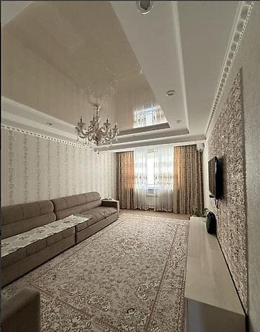 osh flat: 2 комнаты, 73 м², ул. Ахунбаева / Бакаева Элитка, 8 этаж, Евроремонт — 3