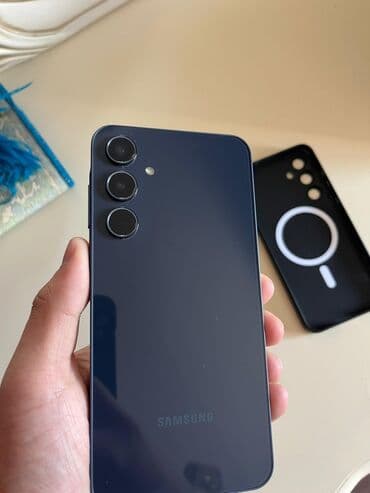 а 31 самсунг: Samsung Galaxy A55, Колдонулган, 128 ГБ, түсү - Көк, 2 SIM — 2