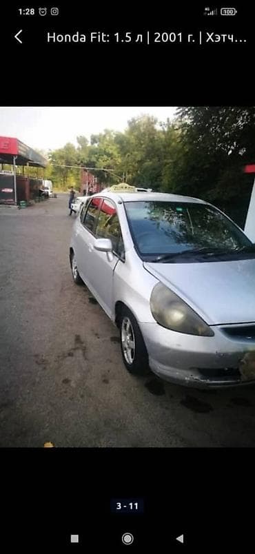 Унаа: Honda Fit: 2001 г., 1.5 л, Автомат, Бензин, Хетчбек — 2