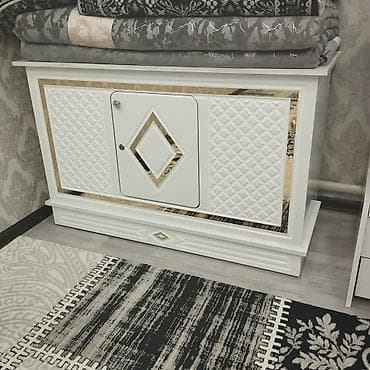 мебель купить: Тумба для вещей и одежды, Новый, С зеркалом, Другой материал, цвет - Белый — 1