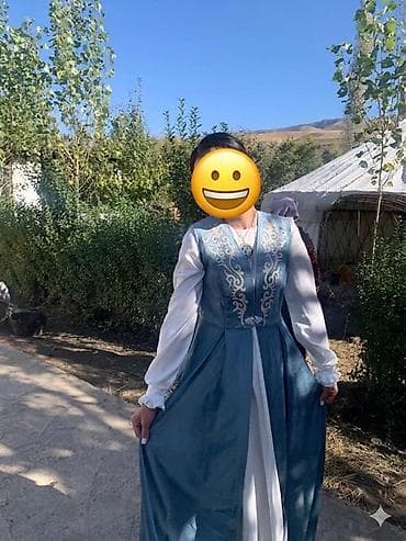 платье кыргызское: Национальная платье с жилетом Одевала на Кыз узатуу Размер 44 Без — 2