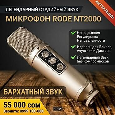 red cell: Студийный профессиональный певчий/дикторский конденсаторный микрофон с — 1