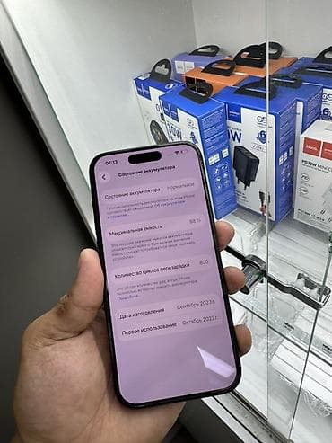 15 про max: IPhone 15 Pro, 256 ГБ, Черный, 88 % — 5