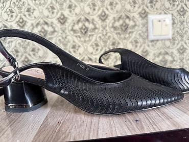 Личные вещи: Женские туфли-слінги Merry Kee - Цвет: черный - Материал верха — 2