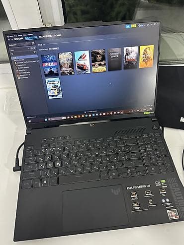 игровой ноутубк: ASUS TUF Gaming A16 сила в каждом пикселе! (В комплекте: мышь — 3