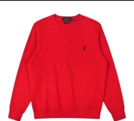 Мужской свитер, XL, Polo Ralph Lauren, Новый, цвет - Красный, Самовывоз, Платная доставка
