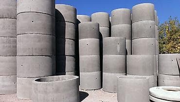 бетонный столбы: Железобетонное (ЖБИ) кольцо для септика Размер: 100150200 x 90 x 1020 см — 3