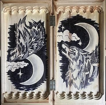 Спорт и хобби: Нарды ручной работы, имеется большой Выбор — 4