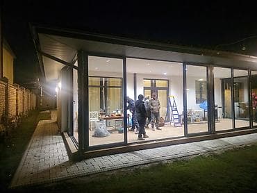 купейные двери: Панорамное остекление террасы/верандЫ с раздвижными системами - — 1