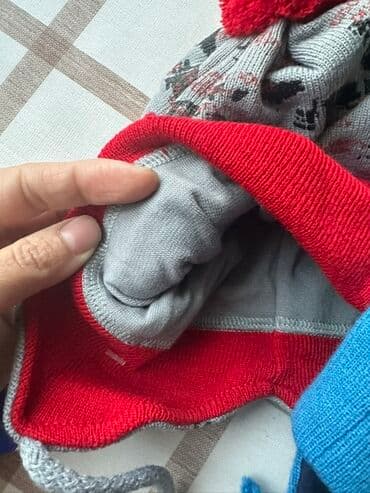 свадебные платья бишкек дордой: Шапка, С ушками, Трикотаж, Зима, С помпоном — 3