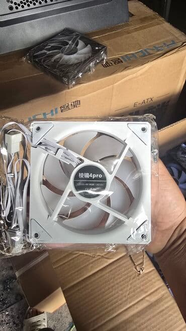 вентилятор кулер: Система охлаждения, Вентилятор, Для корпуса и блока питания, Для ПК — 6