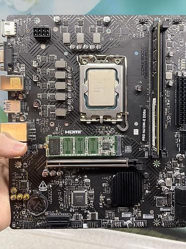 acer i3: Материнская плата, Новый, MSI, LGA1700, Micro-ATX, Для ПК — 2