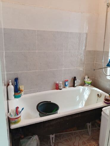 манас айылы дом: 2 бөлмө, 4 кв. м, 105-серия, 2 кабат, Косметикалык ремонт — 12