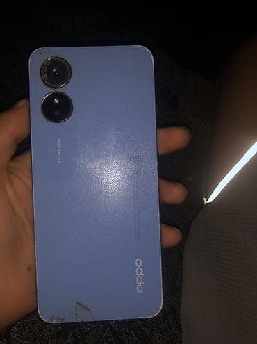 компью: Oppo A18, Б/у, 64 ГБ, цвет - Голубой, 2 SIM — 2