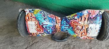 шлем: Гироскутер 6.5" с ярким граффити-принтом Особенности: - Диаметр — 3