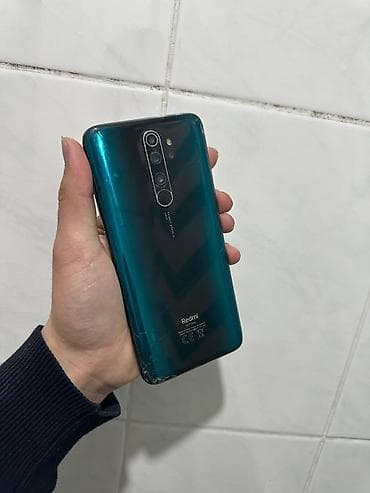 Redmi, Redmi Note 8 Pro, Б/у, 64 ГБ, цвет - Синий, 1 SIM, 2 SIM