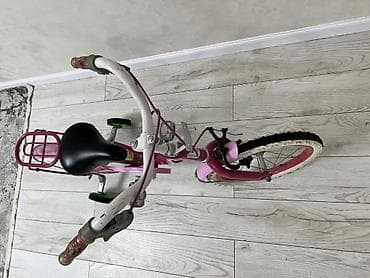 Балдар транспорту: Балдар үчүн велосипед, 2 дөңгөлөктүү, 3 - 4 жаш, Кыз үчүн, Колдонулган — 3