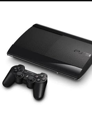 fire maple: Игровая консоль PlayStation 3 (версия Super Slim) в черном цвете. Два — 1