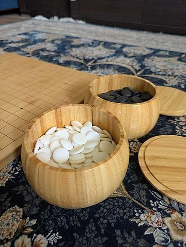 кам: Набор для игры в Го (Go) с бамбуковой доской и камнями Состав: - — 1