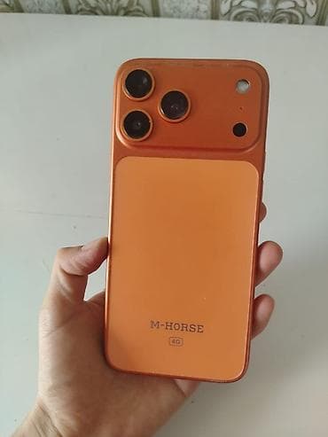 электр мабил: Смартфон M-HORSE 17 pro max4G, оранжевый - Экран: полноразмерный с — 4