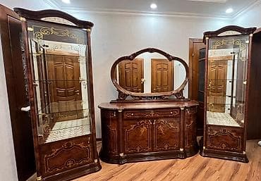 стилаж для книг: Гарнитур для зала, Б/у, Тумба под ТВ, МДФ, Самовывоз, цвет - Коричневый — 2