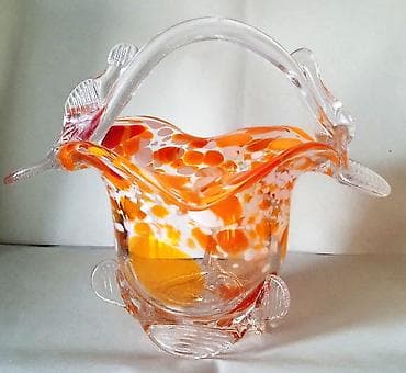 Ковры: Вазы из цветного стекла. Советский винтаж. Без трещин и сколов — 2