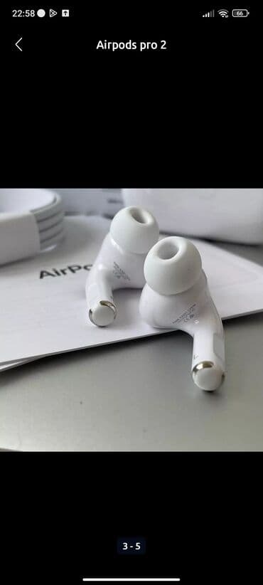 правый наушник airpods: Вакуумные, Apple, Новый, Беспроводные (Bluetooth), Классические — 3