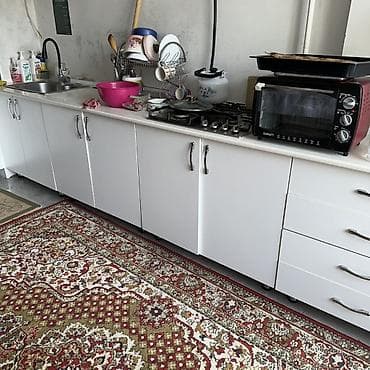 Кухонный гарнитур, Б/у, цвет - Белый, ДСП, Самовывоз — 3