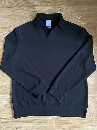 махачев полузамок: Продаю мужской свитер с воротником В отличном состоянии, цвет чёрный — 4