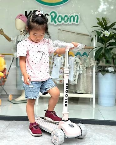 green mask stick: Детский самокат Складные самокаты для детей (2-6лет) ✅ Подходят для — 3