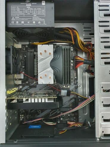 400w: Компьютер, Для несложных задач, Б/у, HDD + SSD — 10