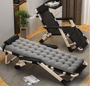 тапчан с крышей: Удобное складное кресло-лежак с мягким матрасом и подголовником. Легко — 4