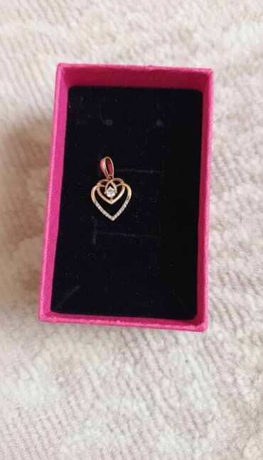 Свадебные платья и аксессуары: Кулон, Фианит, Женские, Форма: Сердца — 2