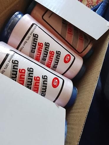 Продам нитки для шитья,,, Белые, черные цена за коробку 250с Есть и
