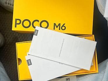стекл: Poco M6, Новый, 256 ГБ, цвет - Черный, 2 SIM — 4