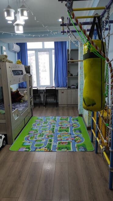квартира берилет узак моонотко жаш балалууларга жертвмдан: 3 бөлмө, Чогуу жашоосу жок, Толугу менен эмереги бар — 4