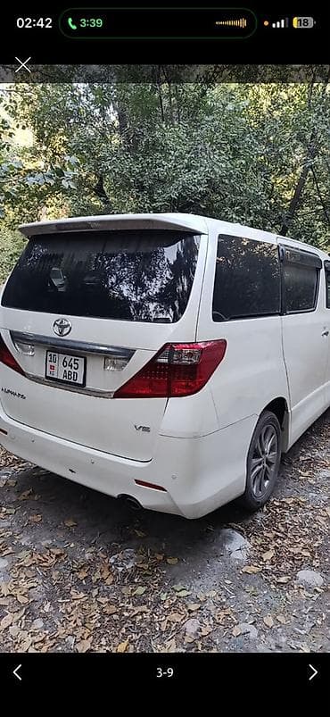 alphard машина: Toyota Alphard: 2010 г., 3.5 л, Автомат, Бензин, Минивэн — 4