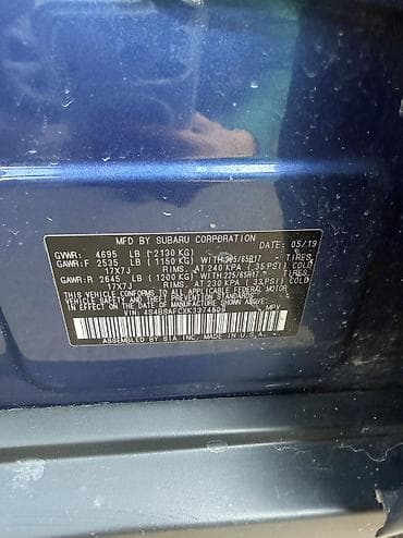 Subaru: Subaru Outback: 2019 г., 2.5 л, Автомат, Бензин, Кроссовер — 10